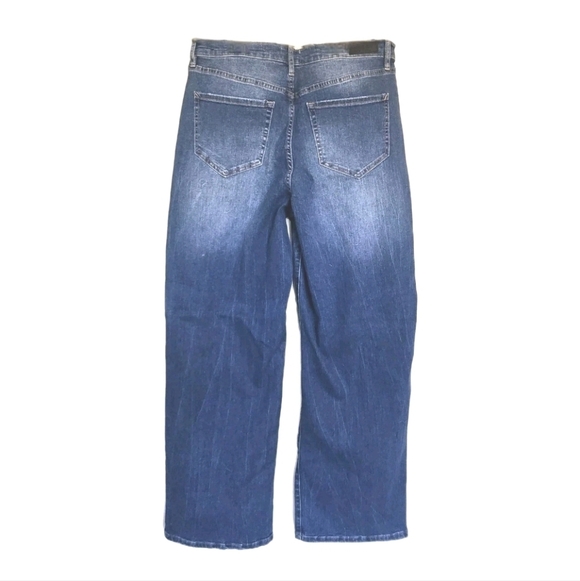 Nicole Miller New York Nomad Super High Rise Wide Leg Jeans Women’s Size 10 Blue - Picture 3 of 10